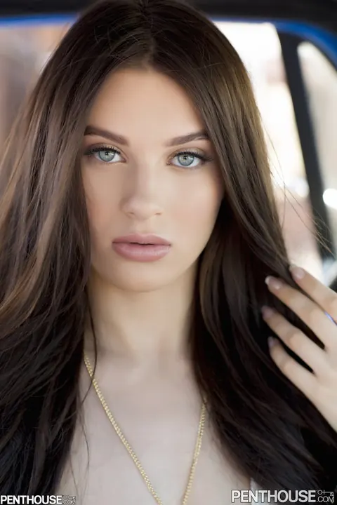 Lana Rhoades: Petite Brunette with Big Natural Tits Spreads by a Car – photo 2 of 16
