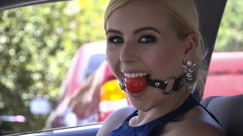 Summer Day: Blonde in Glasses and Skirt Bound and Fucked Anally – photo 20 of 21