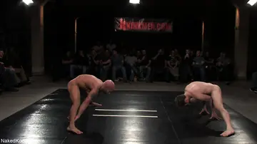 Two Men Undress Fully and Turn Front and Back Nude
