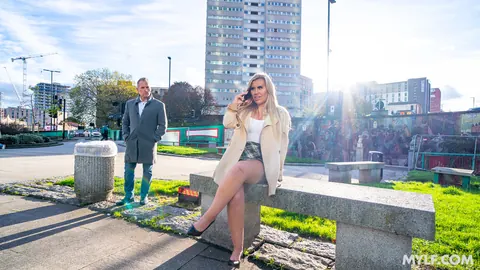 Emily Blake: European Blonde MILF Poses in High Heels Outdoors – photo 12 of 20