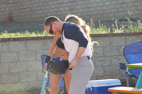 Charisma Cappelli: PAWG MILF in Shorts Takes Anal Outdoors After Baseball – photo 2 of 21