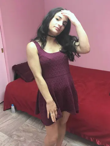 Petite Brunette PAWG in Lingerie Fingers and Spreads Her Shaved Pussy