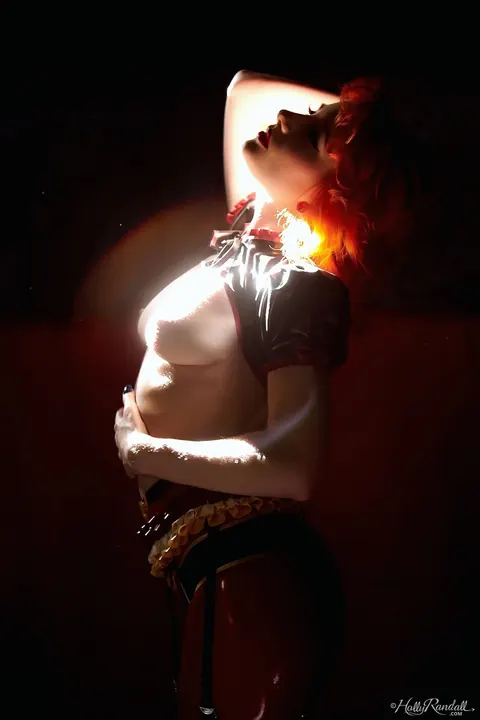 Ulorin Vex: British Redhead MILF Strips Out of Latex and Boots – photo 12 of 12