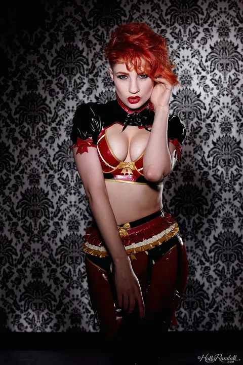 Ulorin Vex: British Redhead MILF Strips Out of Latex and Boots – photo 2 of 12