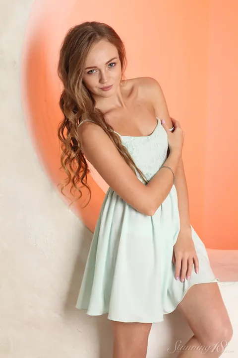 Alex Diaz: Brunette Strips Out of Her Skirt and Shows Her Small Natural Tits – photo 3 of 16