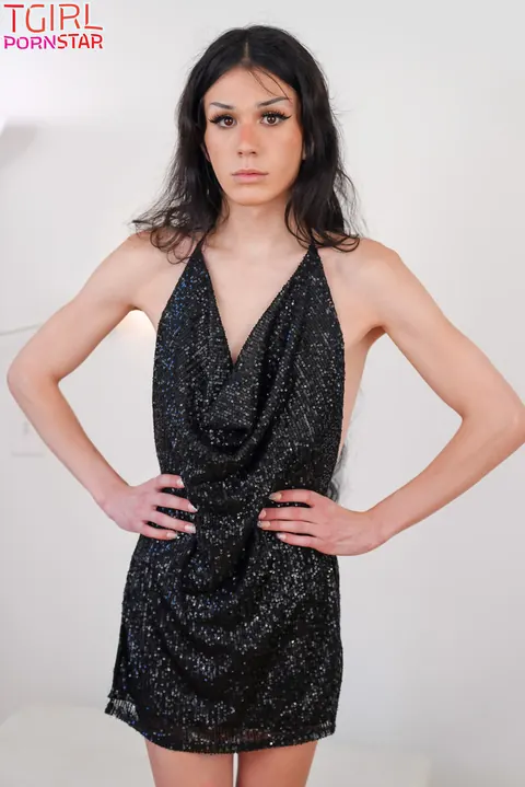 Trans Woman with Black Hair Gets Ass Licked and Fucked – photo 2 of 16
