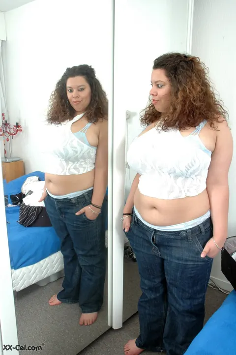 BBW Peels Off Her Panties to Show Her Big Tits – photo 2 of 20