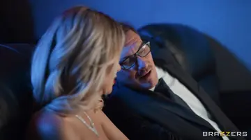 Tall Thick Blonde Wife Rides Cock and Takes a Cumshot