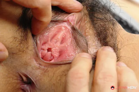 Ruri Hayami: Japanese Brunette with Hairy Pussy Spreads Wide Open – photo 10 of 20