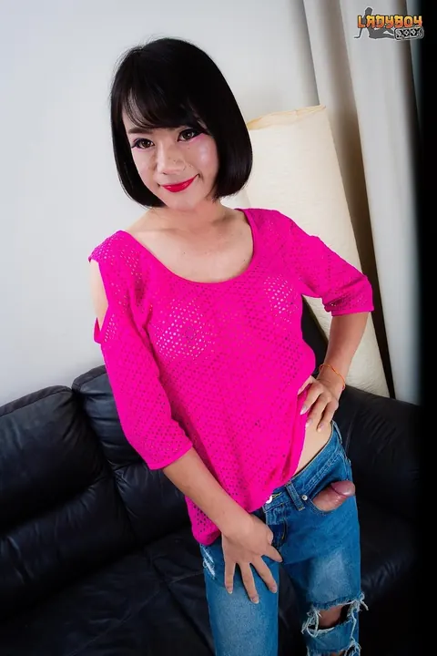 Asian Trans Woman Poses Nude and Reveals Her Dick – photo 3 of 16