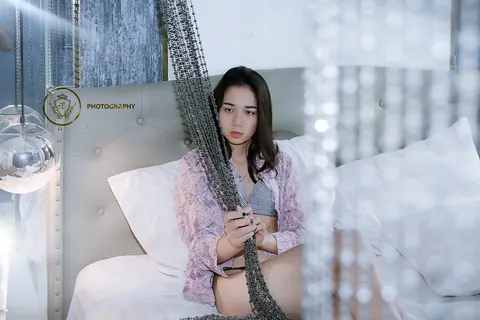Asian Woman Poses in Lingerie Then Strips – photo 8 of 21