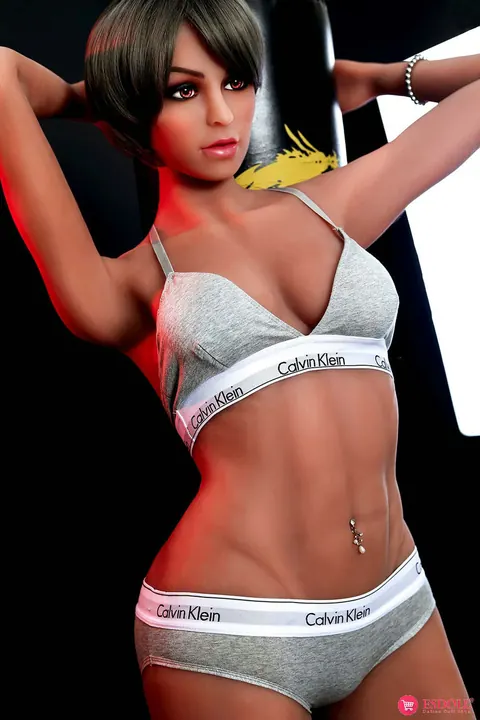 Short-Haired Woman Peels Off Her Bra and Panties to Pose Nude – photo 8 of 13