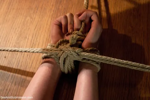 Elise Graves: Short-Haired Pierced MILF Takes Interracial Anal in Bondage Group – photo 4 of 20