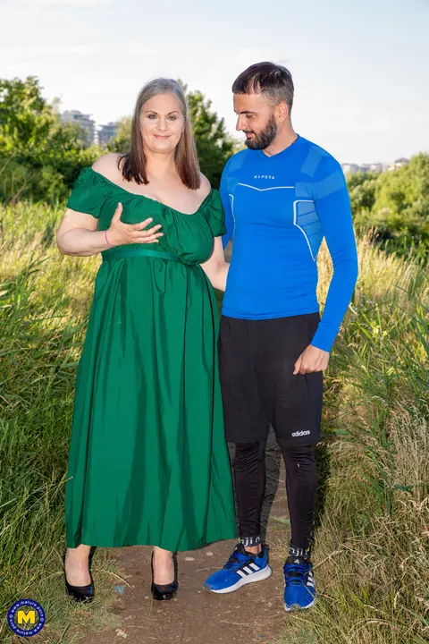Joy Adams: Curvy Mature European Takes Anal Doggy Style Outdoors – photo 1 of 20