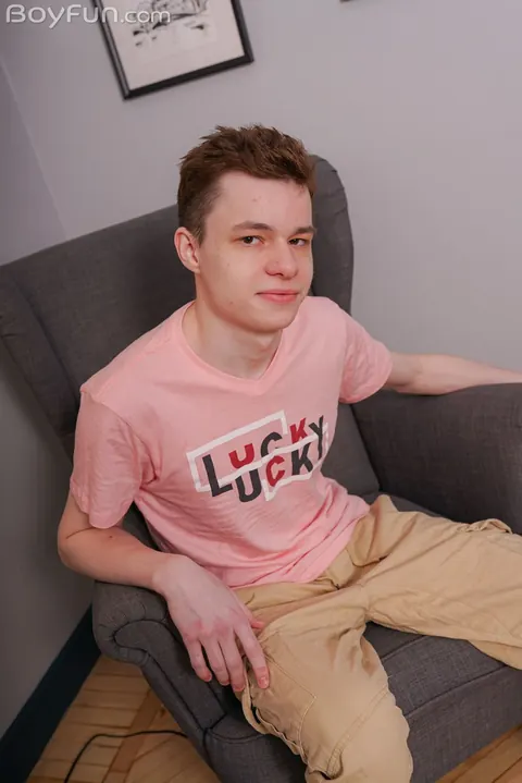 Lean Guy Fingers His Ass and Jerks Off to Cumshot – photo 1 of 21