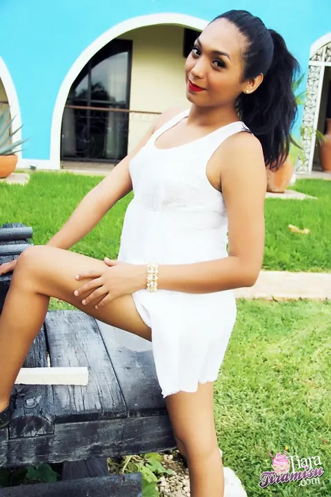 Trans Woman Poses Nude in Her Dress Outdoors – photo 5 of 15