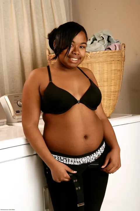 Monica Jimenez: Ebony BBW Undresses to Spread Her Hairy Pussy and Big Ass – photo 4 of 21