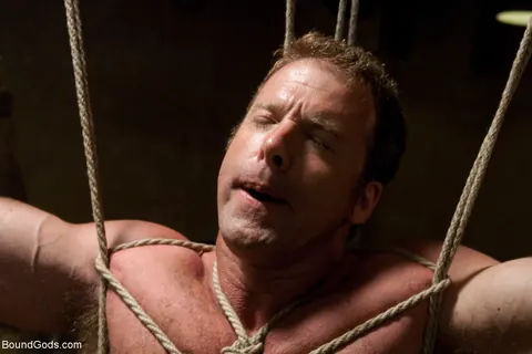 Two Men Submit to Bondage Restraints and Pain Play – photo 18 of 21