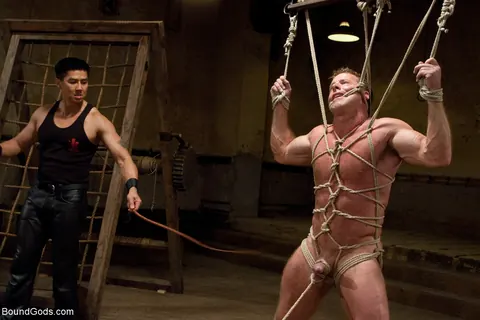 Two Men Submit to Bondage Restraints and Pain Play – photo 4 of 21