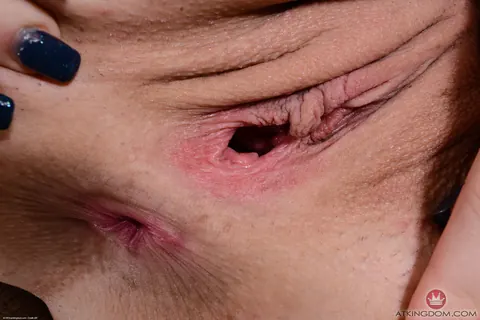 Rosalyn Sphinx: Skinny Brunette Strips and Spreads Her Asshole – photo 16 of 21