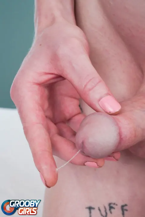 Redhead Trans Woman Strokes to Cum – photo 15 of 16