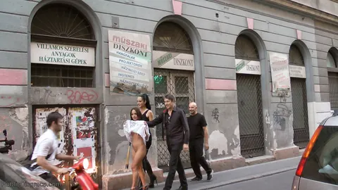 Fetish Liza: Tall Short-Haired Brunette Gets Fucked and Facialized in Public BDSM – photo 17 of 21