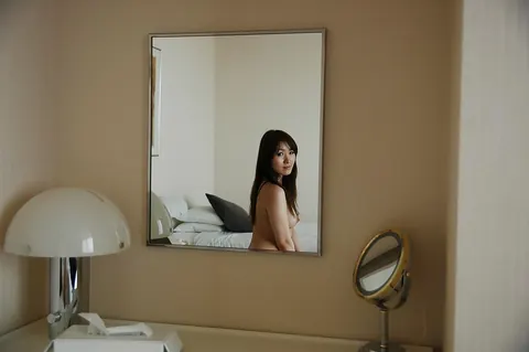 Asian Brunette Spreads Her Hairy Pussy and Uses a Dildo – photo 8 of 16