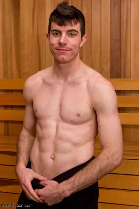 Trans Woman with Small Tits Strips Off Her Skirt and Poses Nude – photo 1 of 9