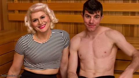 Trans Woman with Small Tits Strips Off Her Skirt and Poses Nude – photo 8 of 9