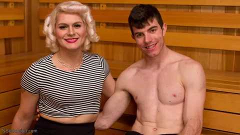 Trans Woman with Small Tits Strips Off Her Skirt and Poses Nude – photo 9 of 9