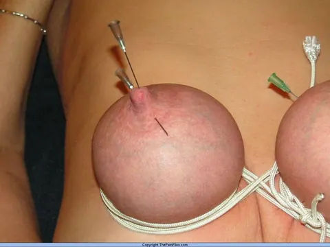 Mature Blonde Undresses and Shows Off Her Pierced Nipples – photo 8 of 12