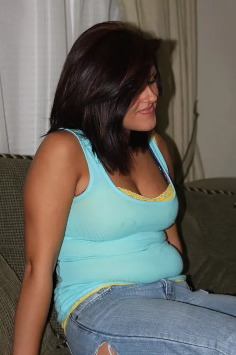 Brunette PAWG in Jeans Has Lesbian Sex and Facesits – photo 17 of 20