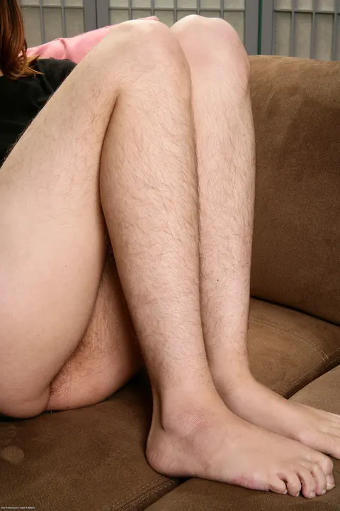 Hairy Brunette Undresses and Poses Naked – photo 1 of 21