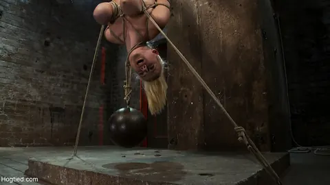 Haley Cummings: Tall Busty Blonde in Bondage Plays with a Dildo – photo 9 of 21
