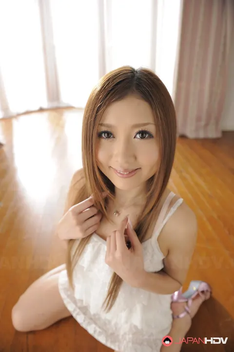 Ruri Kinoshita: Slim Japanese Redhead in Lingerie Spreads Her Pussy – photo 12 of 15