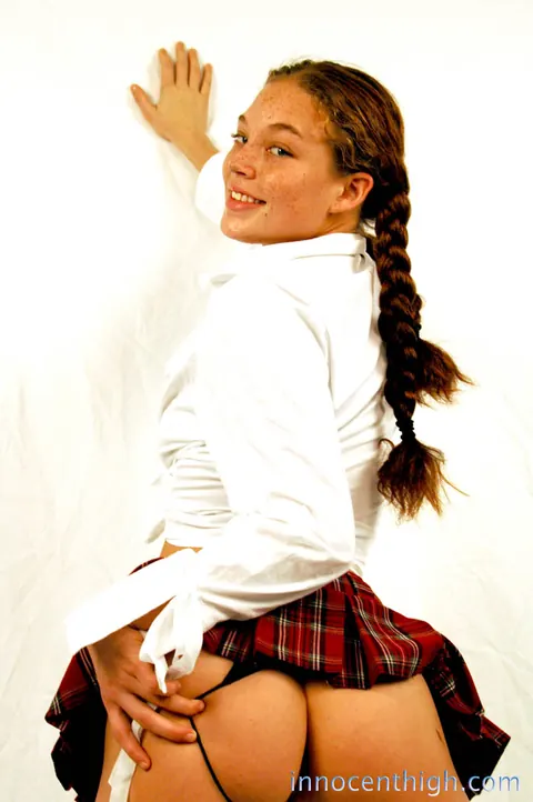 Ashley Gracie: Redhead with Pigtails Spreads Her Pussy and Shows Her Tattoo – photo 16 of 16
