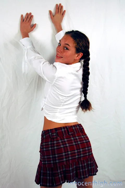 Ashley Gracie: Redhead with Pigtails Spreads Her Pussy and Shows Her Tattoo – photo 4 of 16