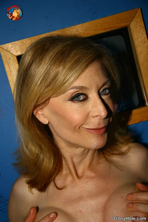 Nina Hartley: Busty Blonde MILF Sucks BBC and Has Interracial Sex – photo 17 of 17