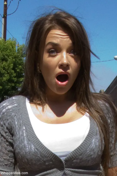 Bailey Brooks: Tall Busty Brunette Nurse Licks Her Patient's Pussy Outdoors – photo 3 of 20