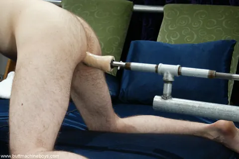 Thick Hairy Man Takes Anal and Plays with a Dildo – photo 13 of 21