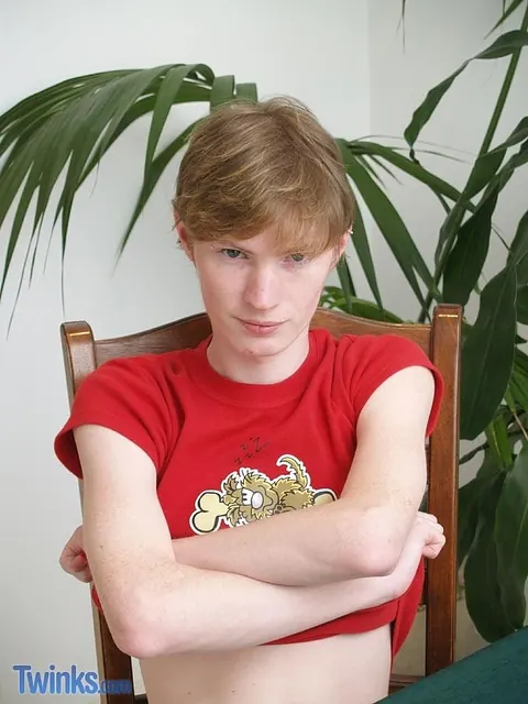 Redheaded Guy Undresses and Masturbates – photo 3 of 21