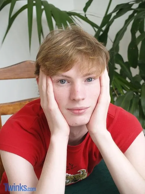 Redheaded Guy Undresses and Masturbates – photo 2 of 21