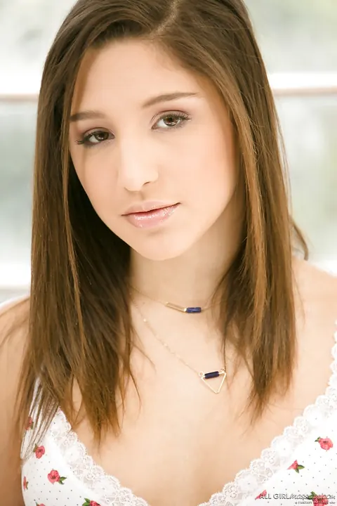 Abella Danger: Brunette PAWG in Shorts and Socks Spreads Wide – photo 1 of 16