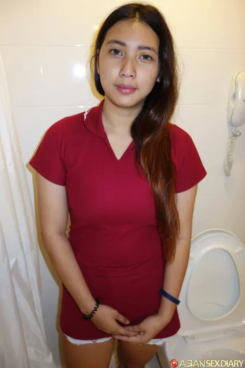 Tall Asian Brunette with Big Tits Gives a Handjob – photo 1 of 20