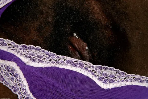 Ebony BBW with a Big Ass Shows Her Hairy Pussy Outdoors – photo 16 of 20