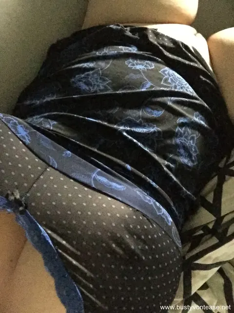 Busty Von Tease: BBW Brunette Shows Her Big Natural Tits in a Selfie – photo 1 of 18