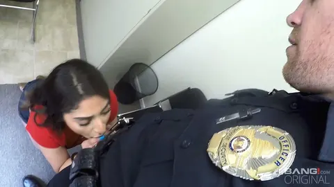 Latina PAWG Sucks Cop and Takes Anal in Two Positions – photo 8 of 21