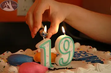 Brunette Takes Interracial Sex and a Facial on Her Birthday