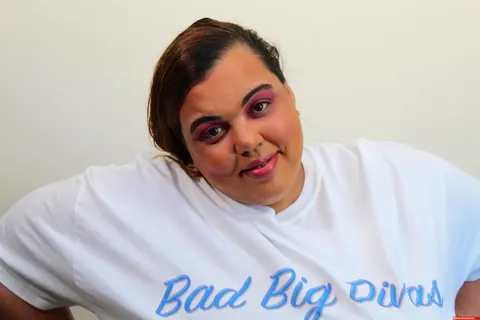 BBW Pulls Panties Aside and Spreads Her Huge Ass Crack – photo 8 of 12