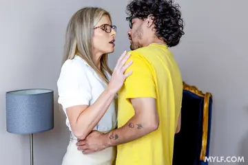 Rico Hernandez – MILF in a Skirt and Glasses Takes Anal in an Office Threesome